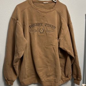 Brown crewneck